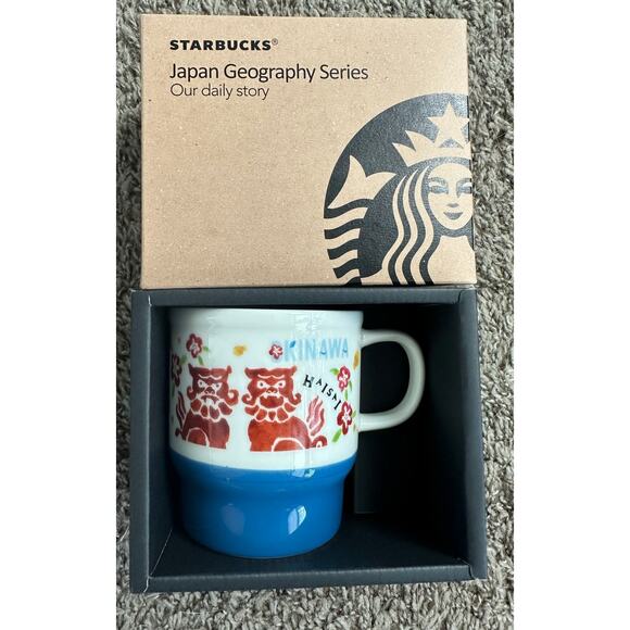 New OKINAWA First Edition Starbucks coffee Cup Mug 12oz Japan Geography Series - Picture 1 of 1